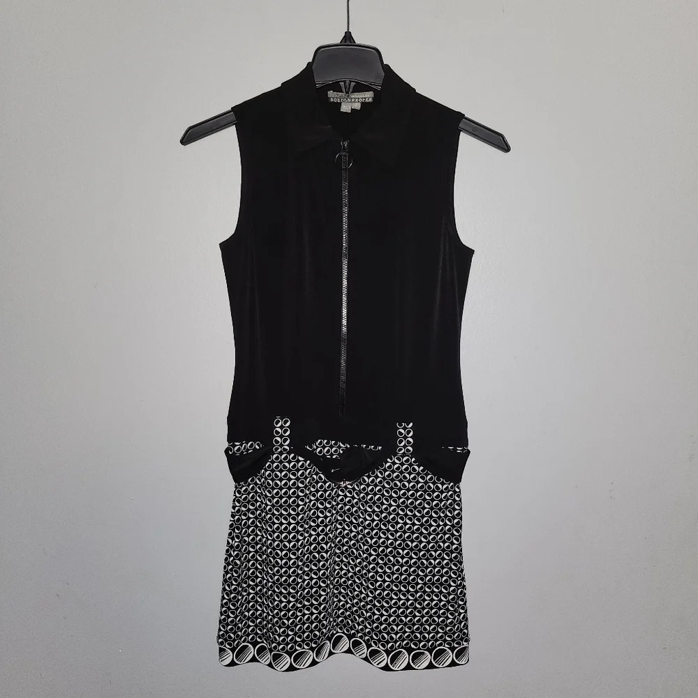 Muse exclusive for boston proper women's mini dress size 6 black and whi…